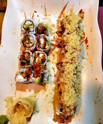 April 2021: April 2021: Mexican Roll @ $7.25 (Good) & Monster Roll @ $10.20 (Very Good)