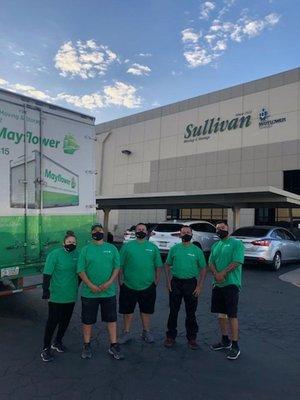 Sullivan Moving and Storage Phoenix team