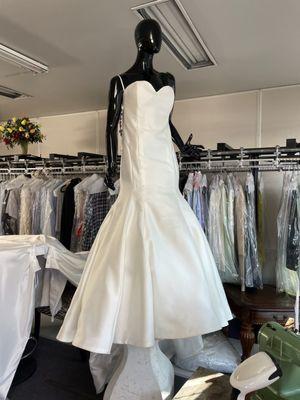 A new Wedding Dress have been dry cleaned at Novato  Square cleaners 11/18/23