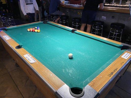 Pool table