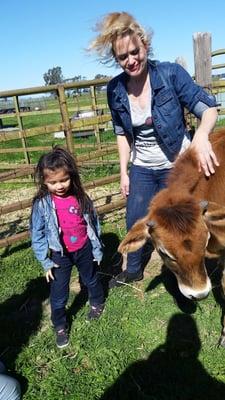 Even kids like baby cows.