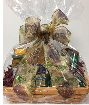 Gift Baskets for all occasions, shipped, delivered or ready for pick up.