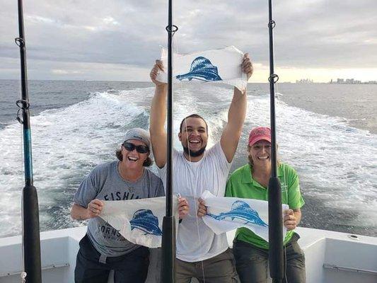 Caught 3 sailfish that day captain LOU made sure I could check that off my bucket list