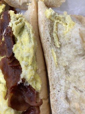 Moldy old egg sandwich