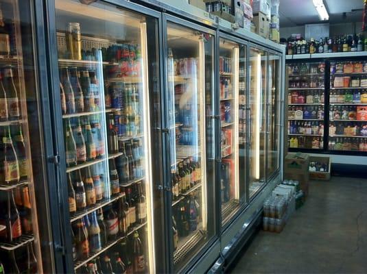 One of the many beer hallways that snake throughout the store.