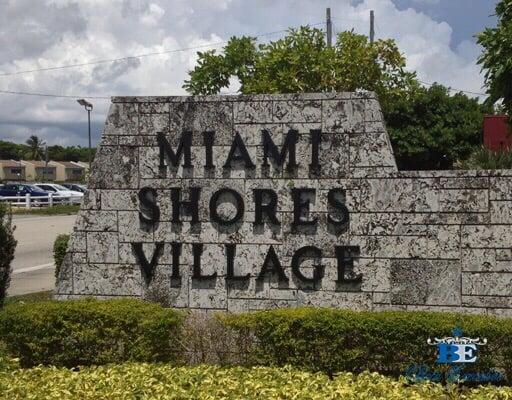 Miami Shores Village entrance