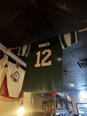 Awesome signed Joe Namath jersey!!