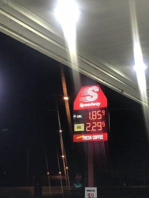 New Gas Prices