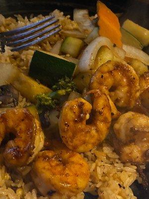 Lunch shrimp hibachi