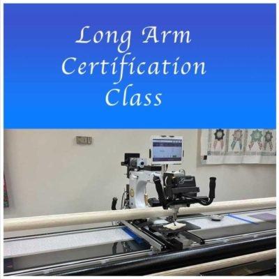 Fabrics Galore and Quilting Store offers regular Long Arm Certification Classes through Backporch Quilters...