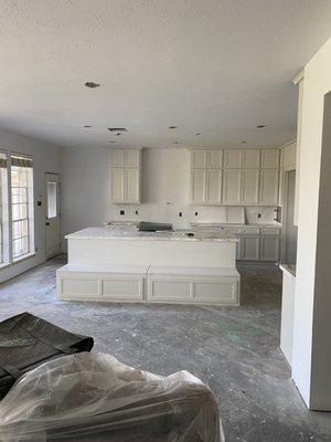 Kitchen remodel in process