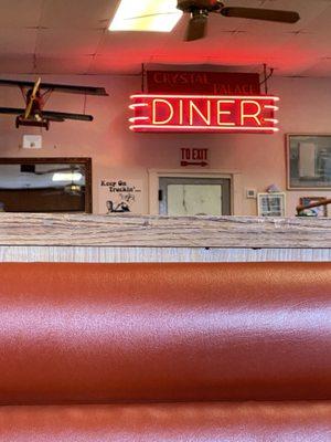 Behind the counter