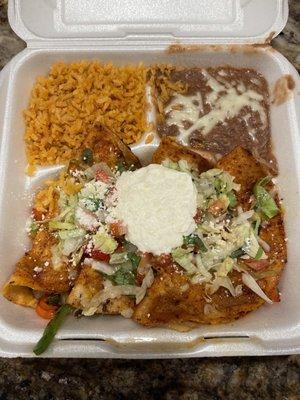 Veggie Enchilada Plate