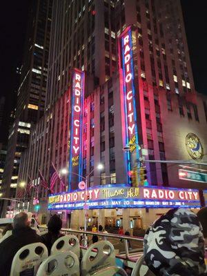 View of Radio City hall