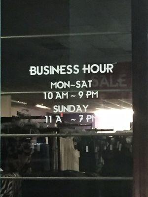 Business Hours