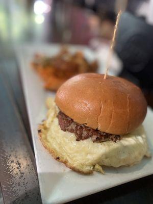 Sweet BK Bacon Jam Burger and Fries