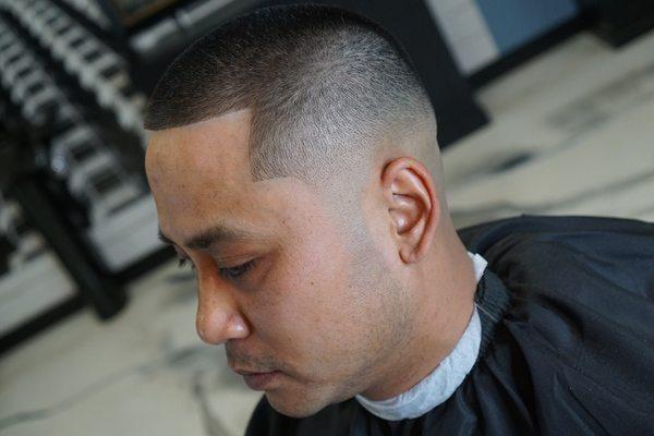 Mid Bald Fade