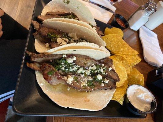 Steak tacos