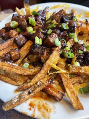 Dirty Fries - Fresh cut potato fries with cheese and brisket and green onions