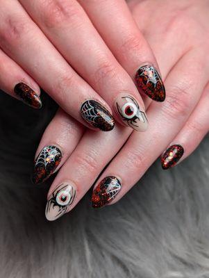 Halloween nails art