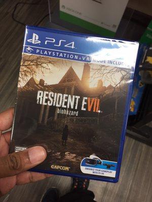 Resident Evil 7. GameStop 1/23/2017