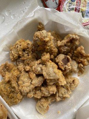 Fried gizzard