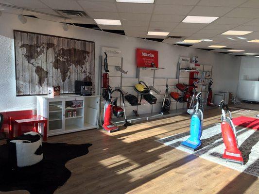 New Miele Vacuum experience center @ more than Vacuums Denver near Cherry Creek Mall