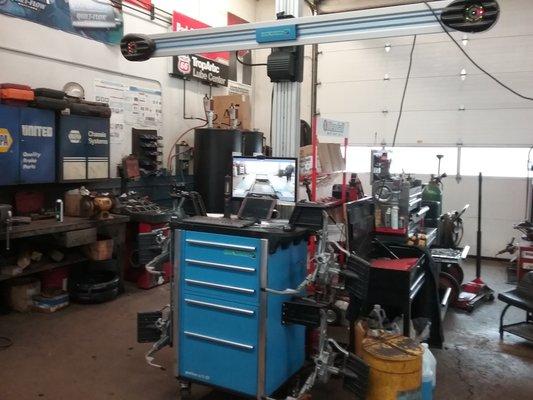 We have state of the art alignment equipment. Call today for an appointment.