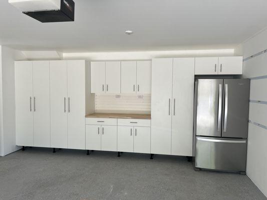 Garage cabinet design