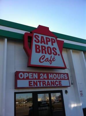 Sapp Bros entrance sign