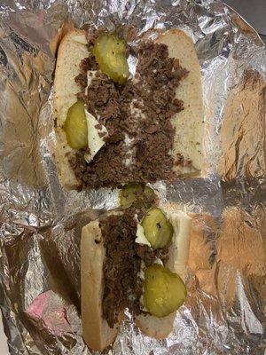 Horrible cheesesteak