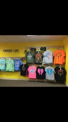 A new line of shirts!!!  County Life and Southern Attitude shirts!