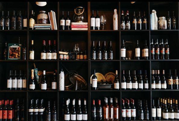 Extensive wine selection