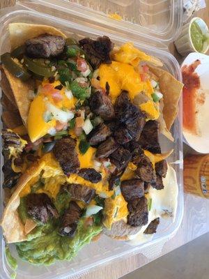 Carne Asada super nachos