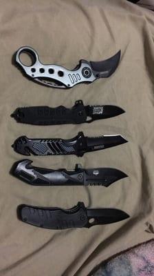 Some of the knifes I bought