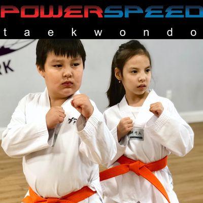 The best twins at Powerspeed Taekwondo.