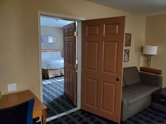 Adjoining rooms