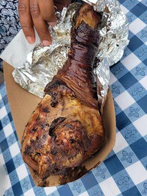 Smoked turkey leg