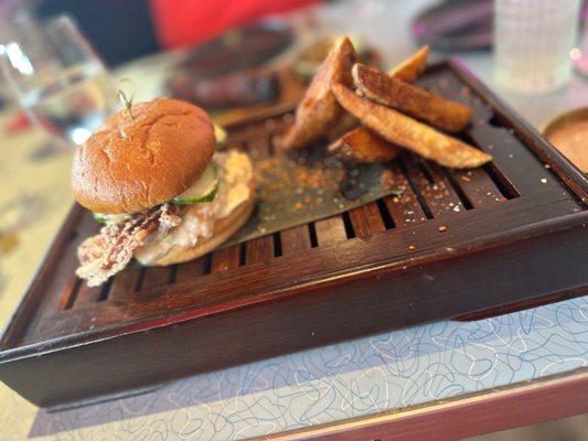 Soft shell crab sandwich