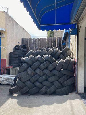 tire abstraction, herringbone!