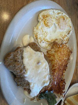 Chicken Fried Steak and Eggs