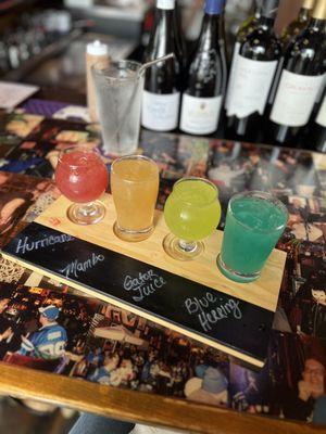 Pride cocktail sampler. Come and get your love!