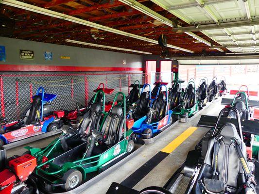 Feel the speed with our fast and furious Go Karts!  Take them for a spin with friends + family for a day of thrill-seeking entertainment