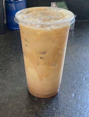 Sugar Free Vanilla Iced Coffee with Almond Milk