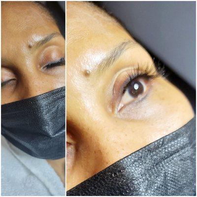 Eyebrow wax
Individual lashes