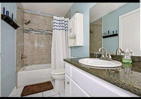 After picture of this beautiful bathroom.