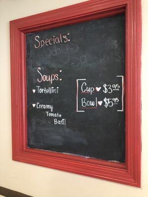 Soups board