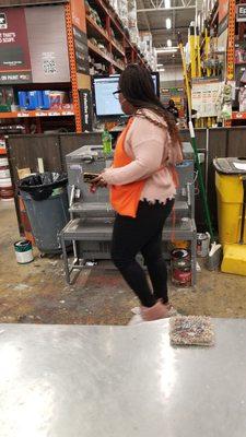 This is the Associate who was rude with a horrible attitude. She needs to be trained in customer satisfaction.