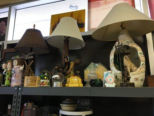 Collectible Native American Indian Lamps