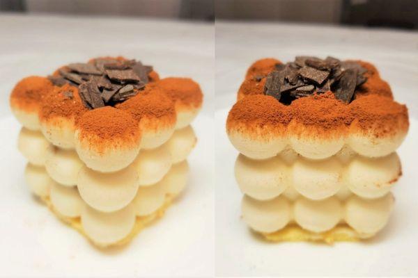 Tiramisu Mousse Cake: 
Supremely light and delicate, Tiramisu is nothing but an indulgence.